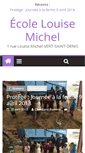 Mobile Screenshot of ecolelouisemichel.org